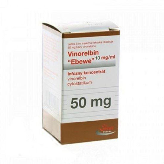 Винорельбин Эбеве концентрат для приготовления инфузийного раствора 50 мг флакон 5 мл